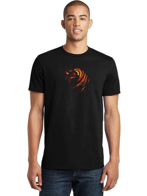 Qivi Naruto Amoled Display Baskılı Siyah Erkek Örme Tshirt