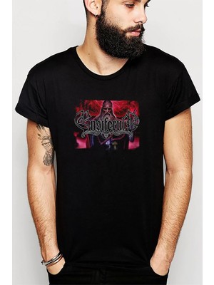 Qivi Ensiferum Unsung Heroes Baskılı Siyah Erkek Örme Tshirt