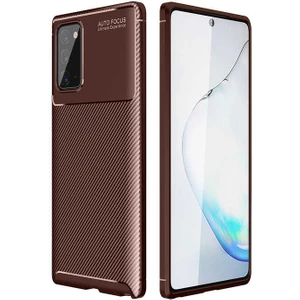 Samsung Galaxy Note 20 Kılıf Karbon Silikon Case