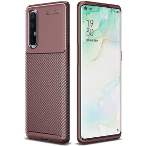 Oppo Reno 3 Pro 5g Kılıf Karbon Silikon Case