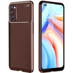 Oppo Reno 4 Kılıf Karbon Silikon Case