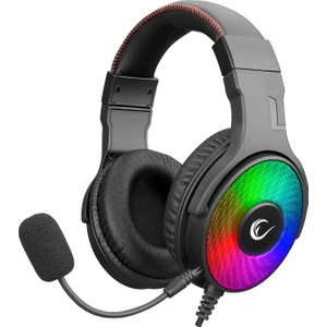 R46 Hostage Siyah 7.1 USB Surround Rgb Ledli Oyuncu Kulaklığı
