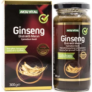 Aksu Vital Ginseng Ekstratlı  Macun 300 gr