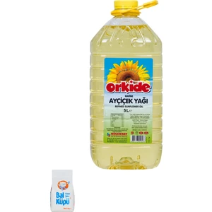 Ayçiçek Yağı 5 lt + Balküpü Toz Şeker 5 kg