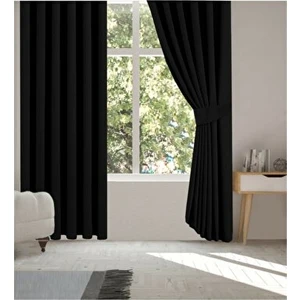 Pierre Cardin Siyah Blackout Fon Perde