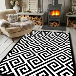 İnka Halı Antibakteriyel Yıkanabilir Kaymaz Dot Taban Dijital Baskı Salon Halısı MRC358