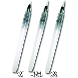 Ümraniye Hobi Sanat Water Brushes Su Hazneli Sulu Boya Fırçası 3'lü Set