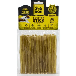 Deri Kalın Burgu Çubuk 25 Adet Natural