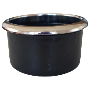 Araç Içi Oto Krom Metal Başlıklı Bardaklık & Oto Küllük (Orta)