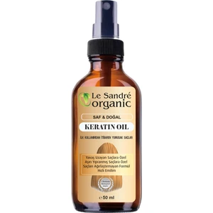 Le Sandre Organics Aşırı Yıpranmış Saçlar Için Keratin Bakım Yağı 50 ml