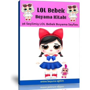 Enine Boyuna Eğitim Lol Bebek Boyama Kitabı