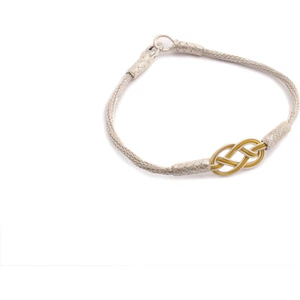 Sarı Sonsuzluk Gümüş Kazaziye Bileklik