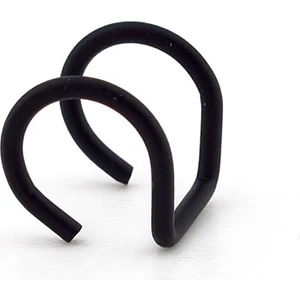 Mat Siyah Renkli Earcuff Kulak Kelepçesi Helix Sarmal EX082