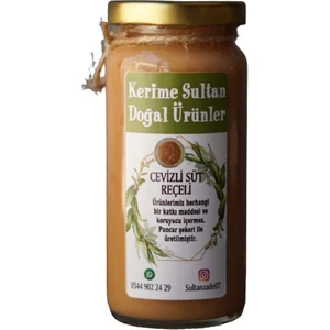 Kerime Sultan Doğal Ürünler Cevizli Manda Sütlü Süt Reçeli 270 gr (Gurme Lezzetler)