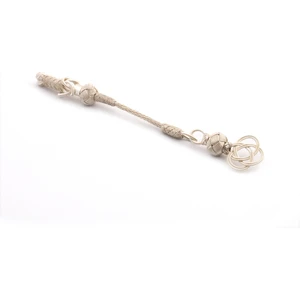 Şems Düğümü Gümüş Tekli Tesbih Püskülü