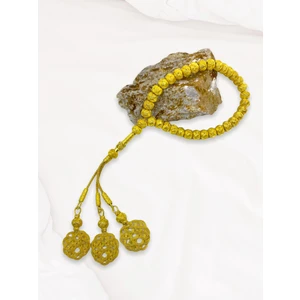 Aşk Düğümü Altın Kaplama Gümüş Kazaziye Tesbih