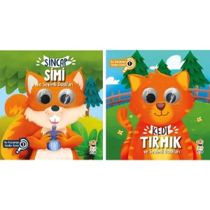Sincap Simi + Kedi Tırmık Bu Kocaman Gözler Kimin Hareketli Kitaplar 2'li Set