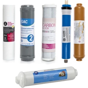 Açık Kasa Su Arıtma Cihazı 6'lı Filtre Seti Vontron Membranlı (Mineral Filtreli)