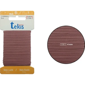 Gül Kurusu Bebe Lastik 5 mt 4 mm