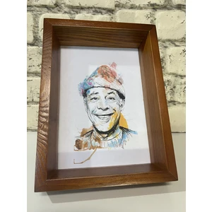 Ada Çerçeve Ahşapçam Ağacı 15 x 21 cm Çerçeve