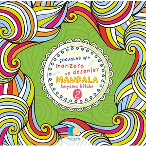 Mor Elma Yayıncılık Çocuklar Için Manzara ve Desenler Mandala Boyama Kitabı-2