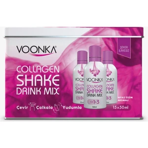 Collagen Shake Drink Mix Beyaz Üzüm Aromalı 15X50 ml