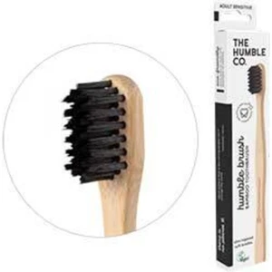 Humble Brush Yetişkin Diş Fırçası Soft Extra Inceltilmiş Yumuşak Kıllar - Kömür Siyah