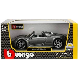 1:24 Porsche 918 Spyder Model Araba - Gri