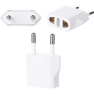 11115 Amerikan Priz Çevirici Usd To Eu Fiş Çevirici (Beyaz)