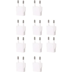 11115 Amerikan Priz Çevirici Usd To Eu Fiş Çevirici (Beyaz) (10LU)