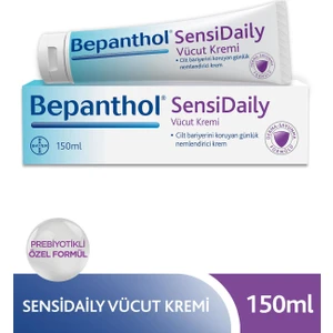 SensiDaily Vücut Kremi 150 ml l Çok Kuru veya Atopik Ciltler İçin Prebiyotikli Özel Formül