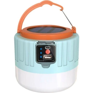 Solar Şarjlı Güneş Enerjili Ampül LED Şarjlı El Feneri ( Telefon Şarj Edilebilir)