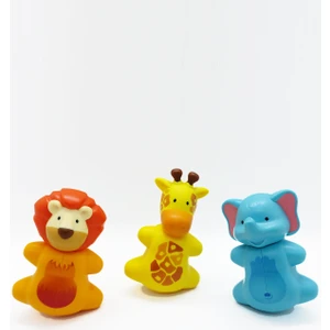 Otomatik Kapaklı Diş Fırçası Hijyenik Saklama Kabı 3lü Set - Fil / Aslan / Zürafa Figürlü
