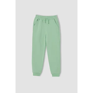 Kız Çocuk Relax Fit Okula Dönüş İçi Yumuşak Tüylü Jogger Eşofman Altı U6489A621AU