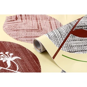 Yapıskanlı Folyo  Baskılı Yaprak Desen 69