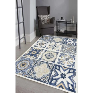 Cappio Halı CP580 Labirent Desenli Siyah Halı