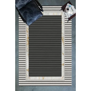Cappio Yazılı Mermer Desenli Halı Makinada Yıkanabilir Kaymaz DotTaban CP585