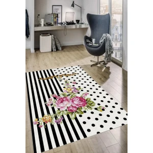 Cappio Modern Çiçekli Halı