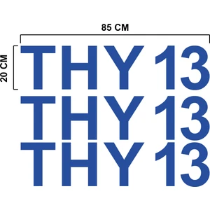Atalya Reklam Servis ve Minibüs Araçları Plaka Yazı Sticker
