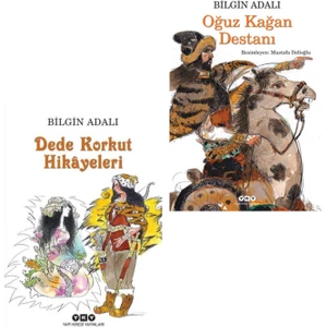 Oğuz Kağan Destanı - Dede Korkut Hikâyeleri - 2 Kitap - Bilgin Adalı