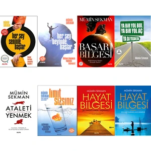Her Şey Seninle Başlar - Hayat Bilgesi - Limit Sizsiniz - Her Şey Beyinde Başlar - Başarı Bilgesi - 8 Kitap - Mümin Sekman