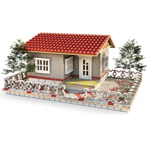 Maket Orman Villa - Gri Cephe - 1:24 Ölçek