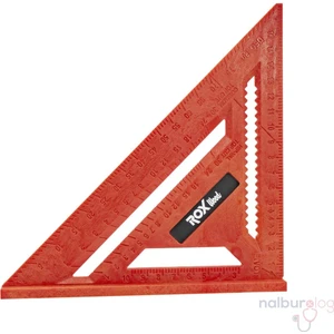 Rox Wood 0022 Abs Plastik Üçgen Marangoz Gönye 175 mm