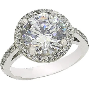 Söğütlü Silver Star Kesim Tek Taşlı Yüzük