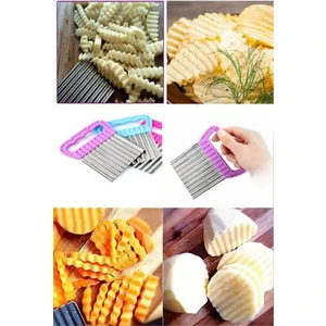 Chips Chopper Şekilli Sebze ve Meyve Dilimleyici
