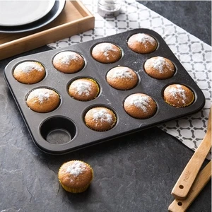 Mutfak Teflon 12'lı Muffin Kalıbı,kek Kalıbı,