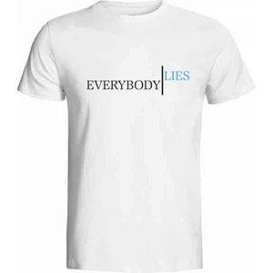 Hediye Panayırı Ilginç Tasarım Tshirtler Serisi Everybody Lies Baskılı Tişört