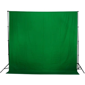 Gdx Seyyar Katlanabilir Kumaş Fon Perde Yeşil 3 x 6 Metre