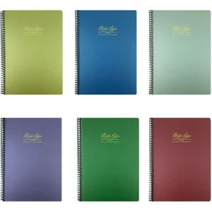 A4 Metal Notes Pp Kapak Spiralli Defter 100 Yaprak 3 Kareli + 3 Çizgili