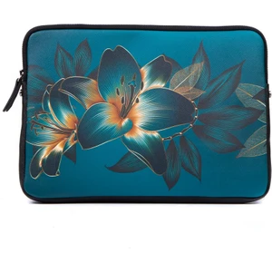 The Glarin 13'' Yaldızlı Çiçek Laptop Kılıfı